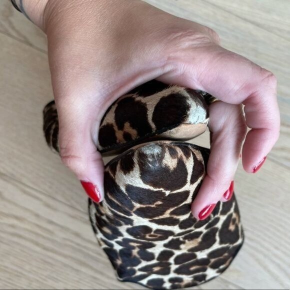 REBECCA MINKOFF Leopard Mule Slides Size 8 - Picture 5 of 11